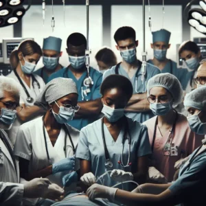 "Trabajadores de salud en primera línea durante la pandemia, dedicados a la atención de pacientes y promoción de la salud, retratados en el documental destacado sobre su valiente labor."