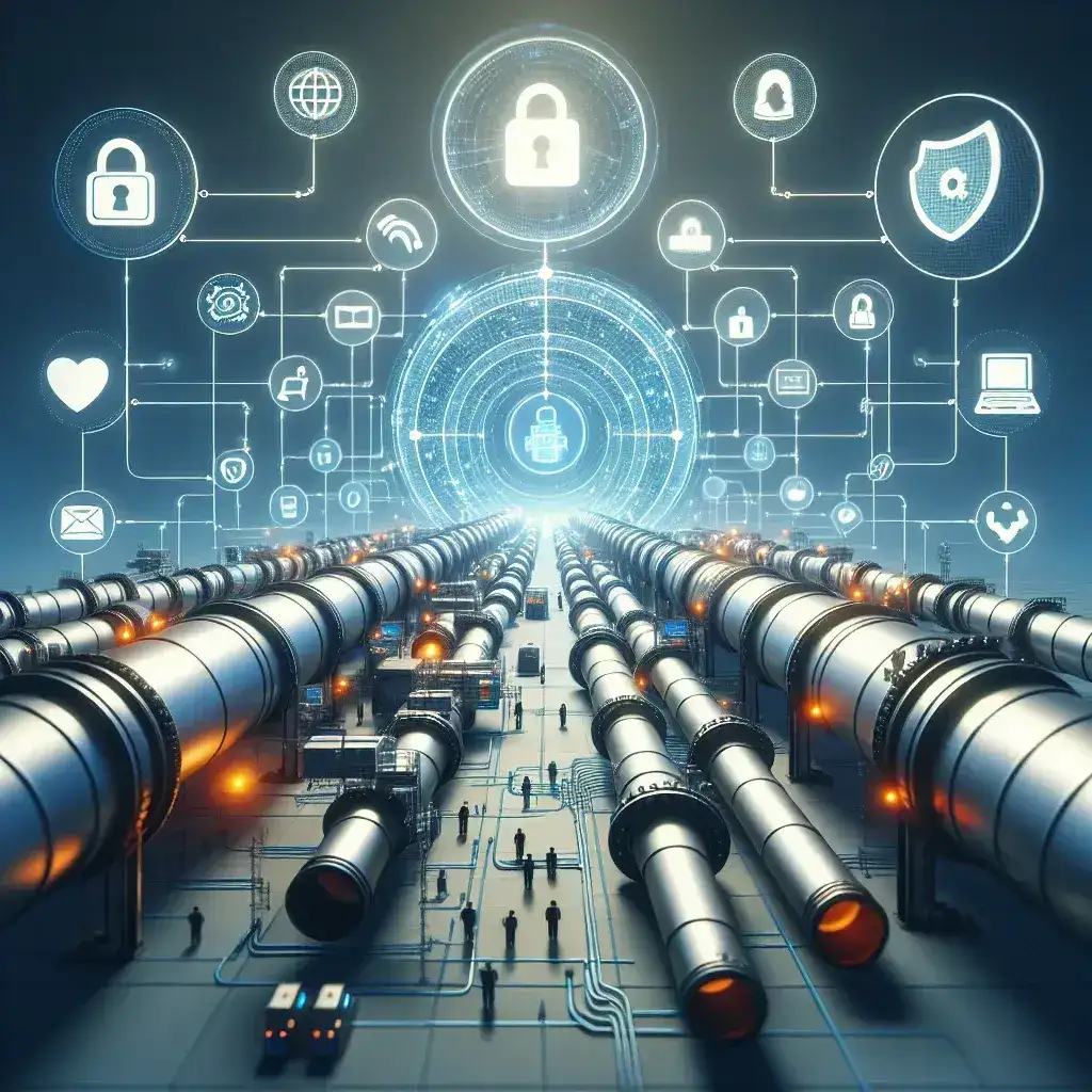 "Imagen de herramientas de seguridad esenciales para pipelines de datos, ilustrando soluciones innovadoras para proteger la infraestructura de datos en la guía completa de seguridad."