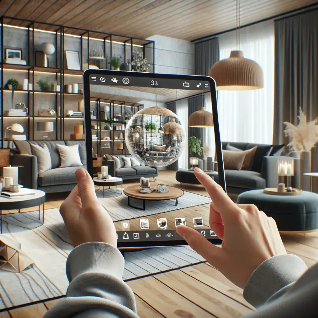 "Zara Home digital catalog launch featuring immersive augmented reality experiences, showcasing stylish home decor and innovative interior design concepts."