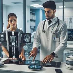 "Radiografía pediátrica analizada por sistemas de inteligencia artificial en un hospital madrileño, destacando la innovación en la atención médica infantil."