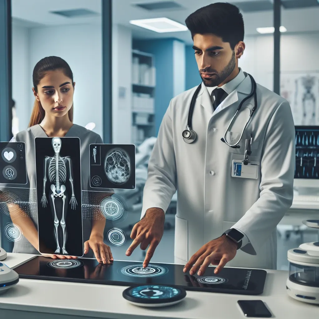 "Radiografía pediátrica analizada por sistemas de inteligencia artificial en un hospital madrileño, destacando la innovación en la atención médica infantil."